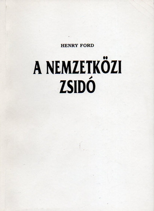 A nemzetközi zsidó I-II.