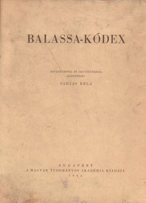 Balassa-kódex