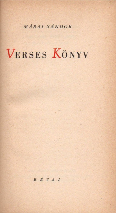 Verses Könyv