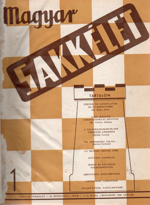 Magyar Sakkélet 10-11. évfolyam 1960-61.