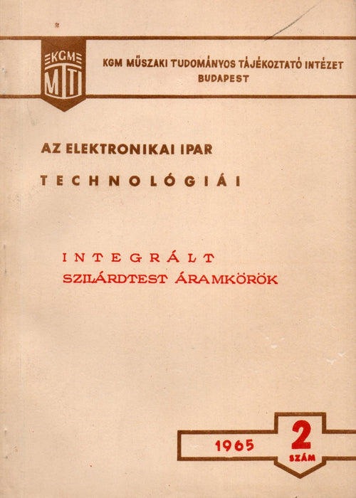 Integrált szilárdtest áramkörök