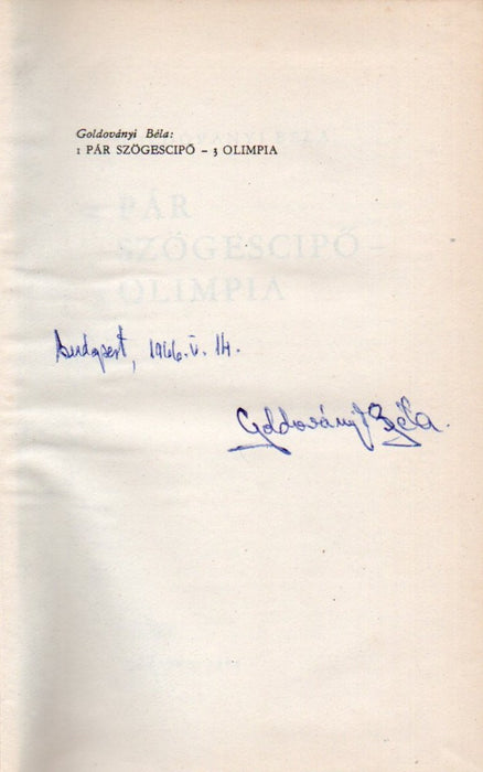 1 pár szögescipő - 3 olimpia