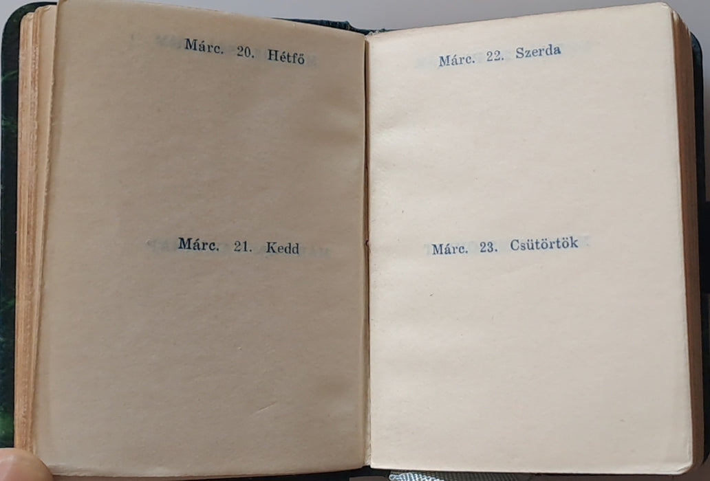 Makláry 71 éve - 1939-es zsebnaptár