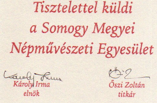 Somogy élő népművészete