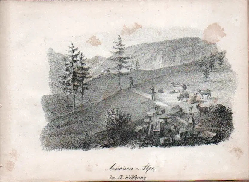 Souvenier - Album a Salzkammergut és az osztrák Alpok látképeivel