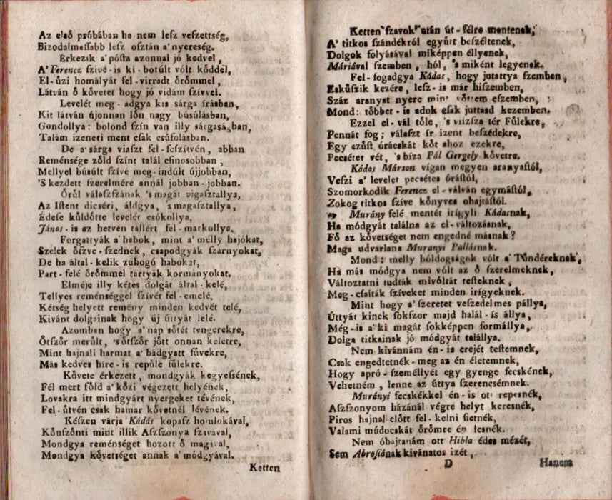 Mársal társalkodó Murányi Vénus