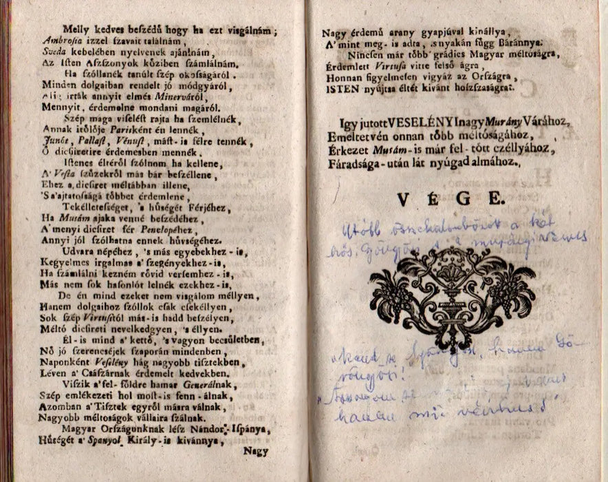 Mársal társalkodó Murányi Vénus