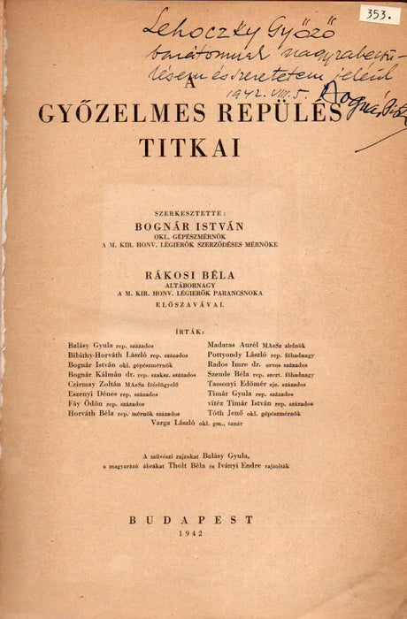 A győzelmes repülés titkai