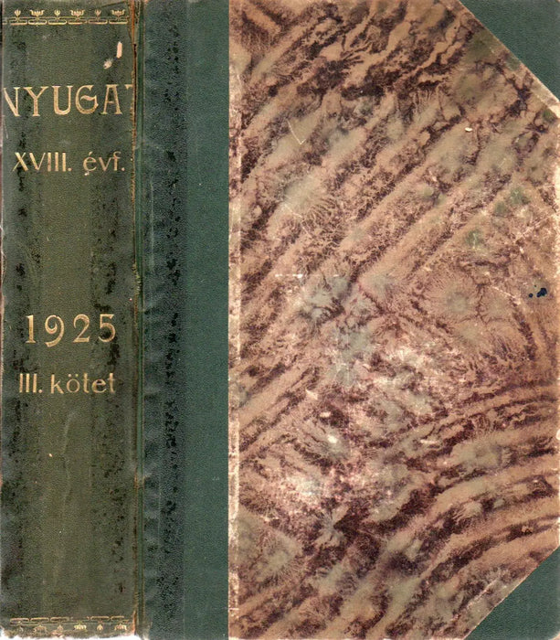 Nyugat XVIII. évfolyam 1925. III. kötet