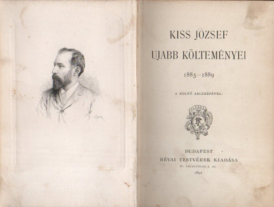 Kiss József ujabb költeményei