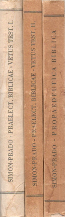 Praelectiones Biblicae: Propaedeutica Biblica - Vetus Testamentum I-II.