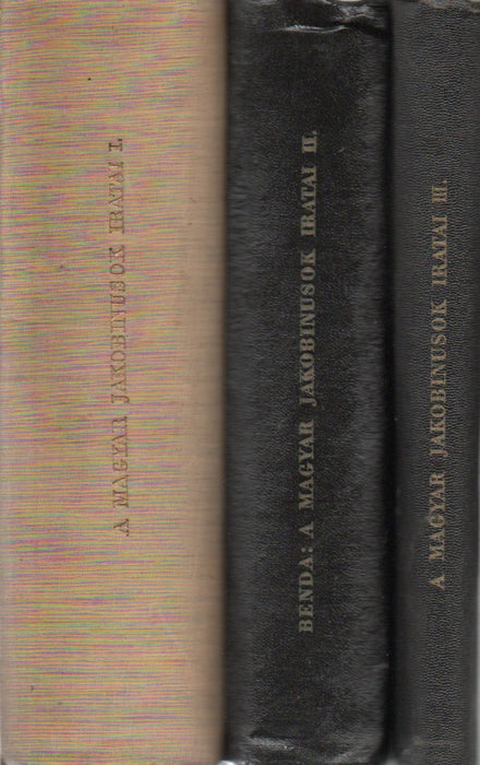 A magyar jakobinusok iratai I-III.