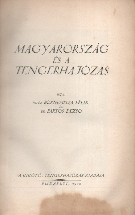 Magyarország és a tengerhajózás