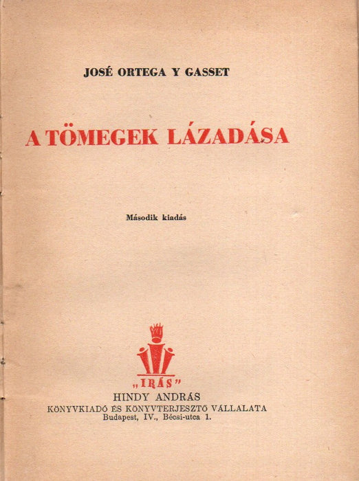 A tömegek lázadása