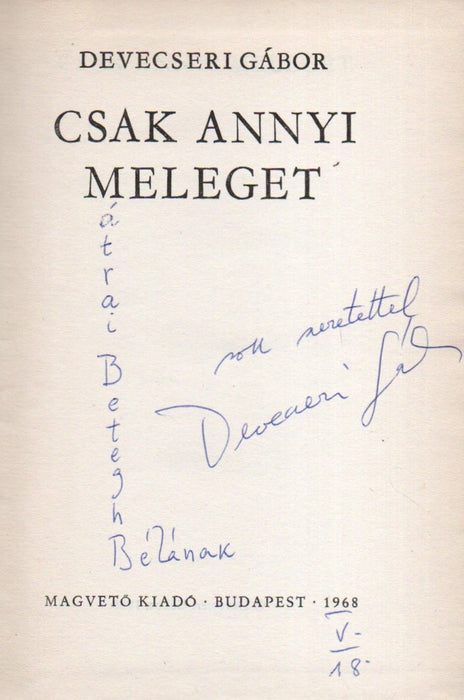 Csak annyi meleget