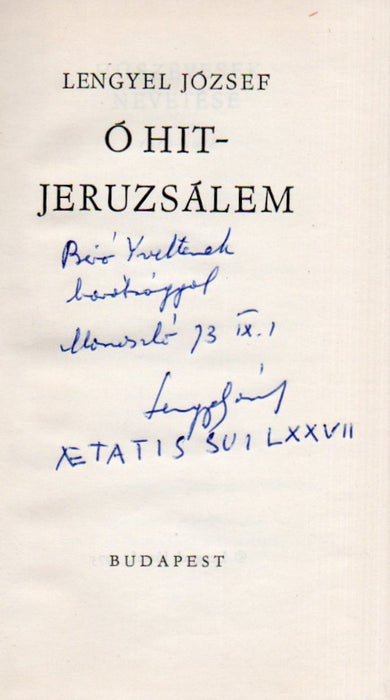 Ó Hit-Jeruzsálem