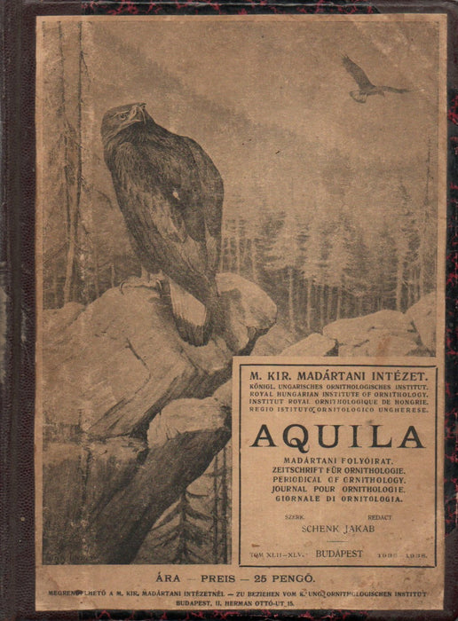 Aquila XLII-XLV. évfolyam 1935-1938.