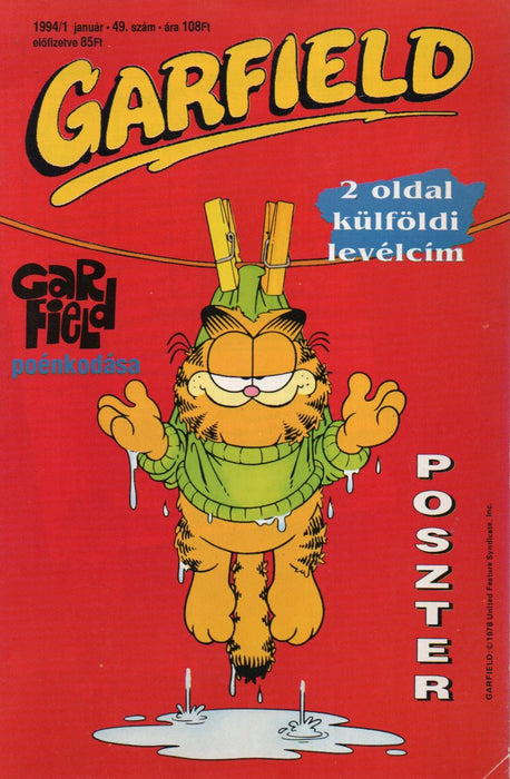 Garfield képregény 1990, 1993-1996 - 30 füzet együtt