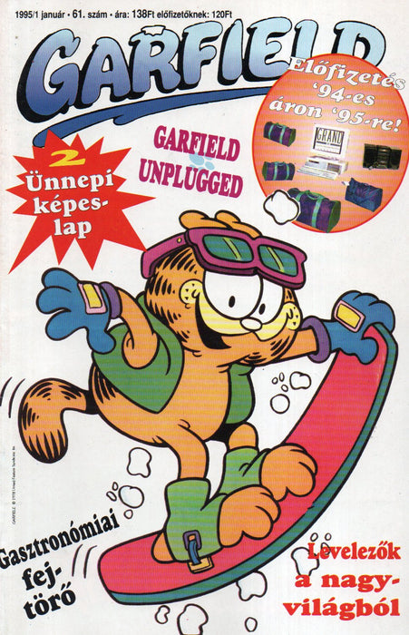 Garfield képregény 1990, 1993-1996 - 30 füzet együtt