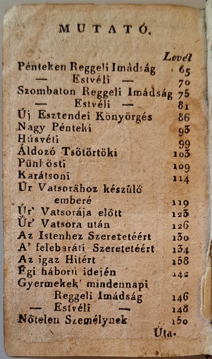 Lelki jó illat-tétel