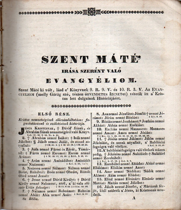 Szent Biblia, azaz: Istennek ó és új testamentomában foglaltatott egész Szent Írás