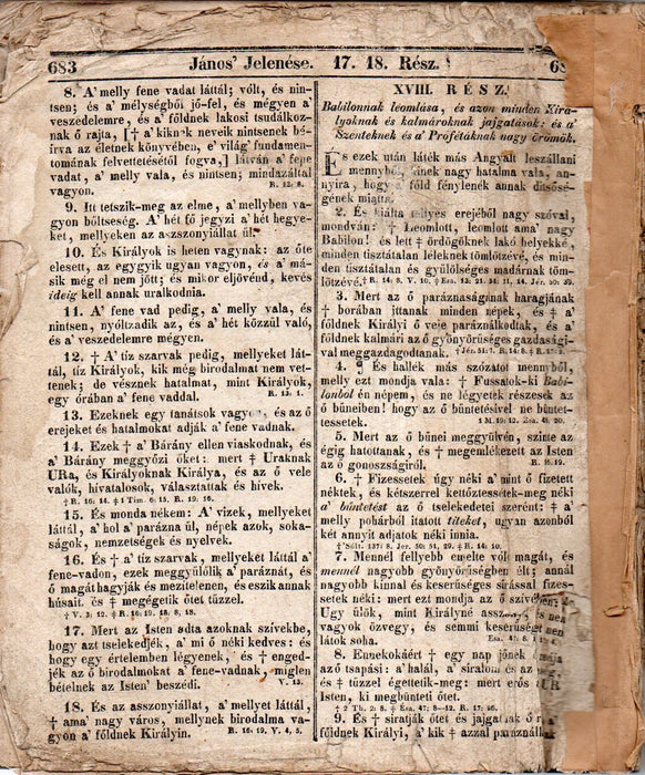 Szent Biblia, azaz: Istennek ó és új testamentomában foglaltatott egész Szent Írás