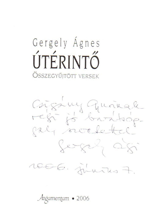 Útérintő