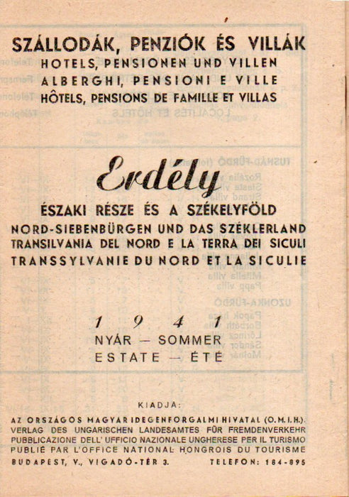 Erdély északi része és a Székelyföld