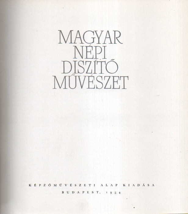 Magyar népi díszítőművészet
