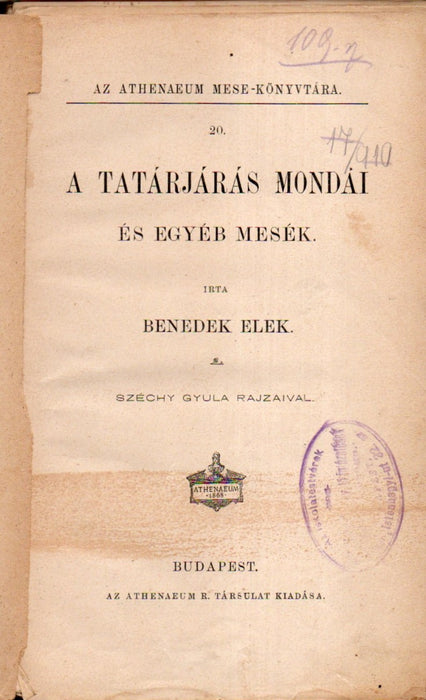 A tatárjárás mondái és egyéb mesék