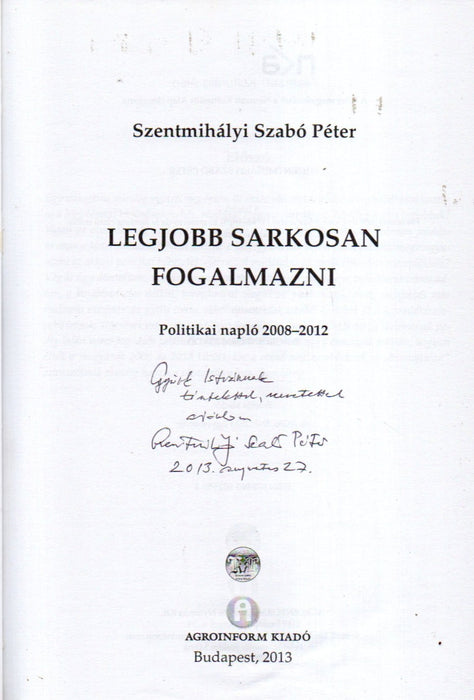 Legjobb sarkosan fogalmazni