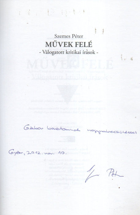 Művek felé
