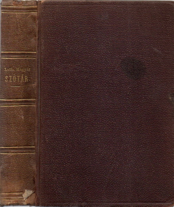 Latin-magyar kéziszótár