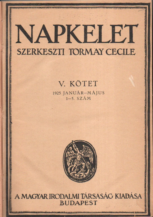 Napkelet III. évfolyam 1925