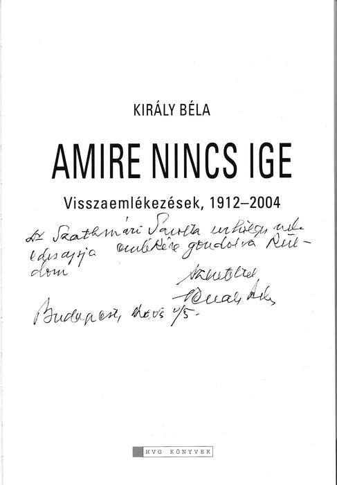 Amire nincs ige