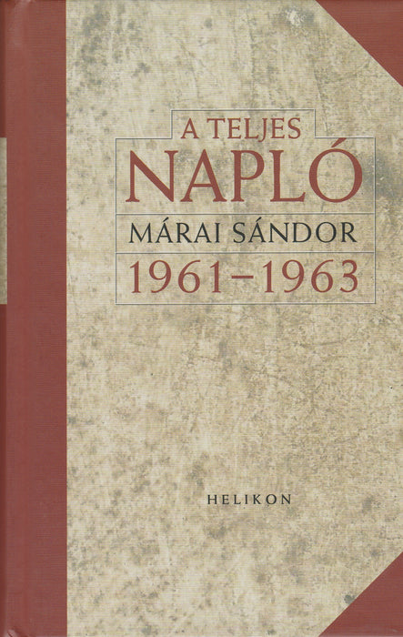 A teljes napló 1961-1963