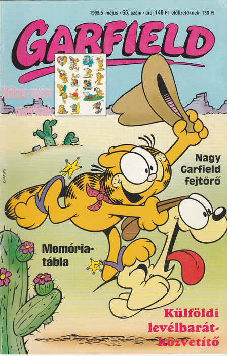 Garfield 1995/5 május 65. szám