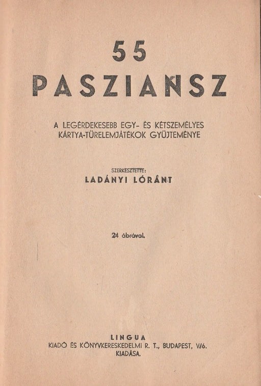 55 pasziansz - Oskola Antikvárium