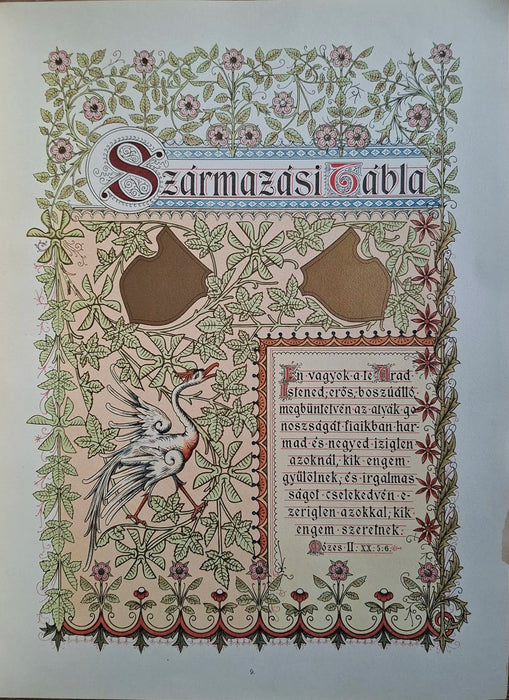 Családi Krónika - A Klasszikus Arany Biblia melléklete