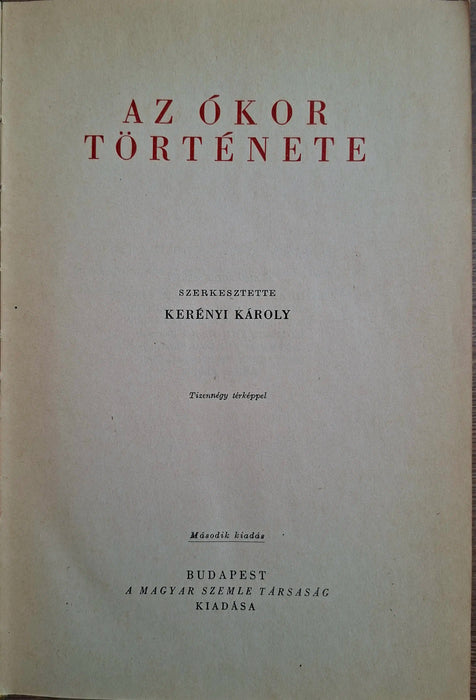 Egyetemes történet I-IV.
