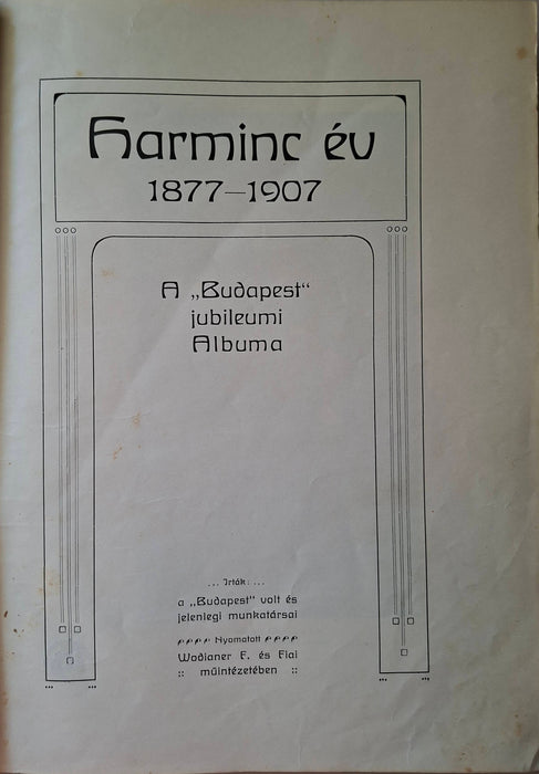 Harminc év 1877-1907