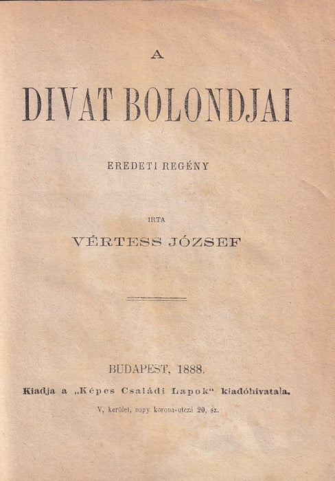 A divat bolondjai - Örveny fölött lebegve
