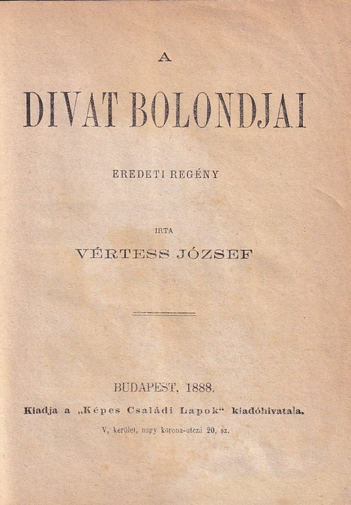 A divat bolondjai - Örveny fölött lebegve