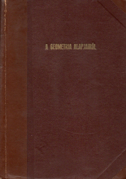 A geometria alapjairól II.