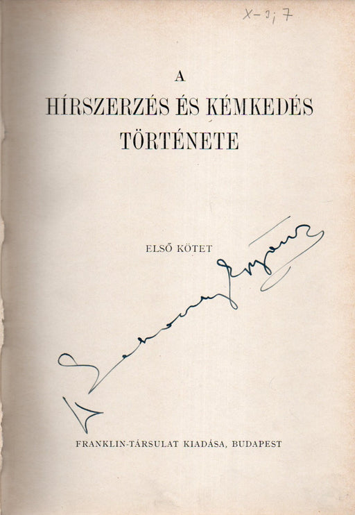 A hírszerzés és kémkedés története I-III.