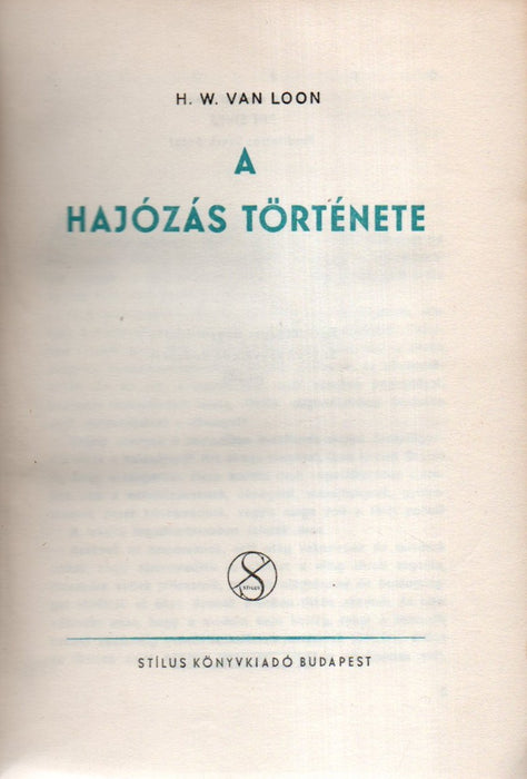 A hajózás története
