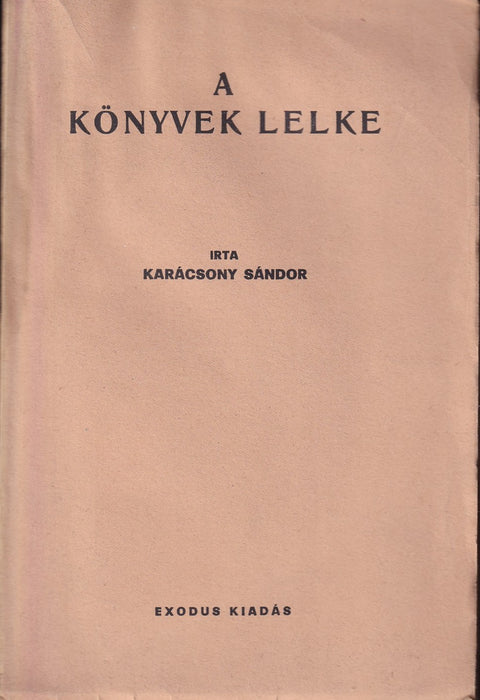 A könyvek lelke