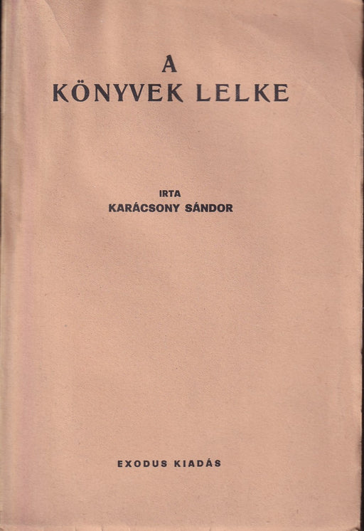 A könyvek lelke