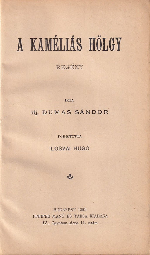 A kaméliás hölgy