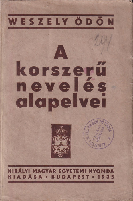 A korszerű nevelés alapelvei